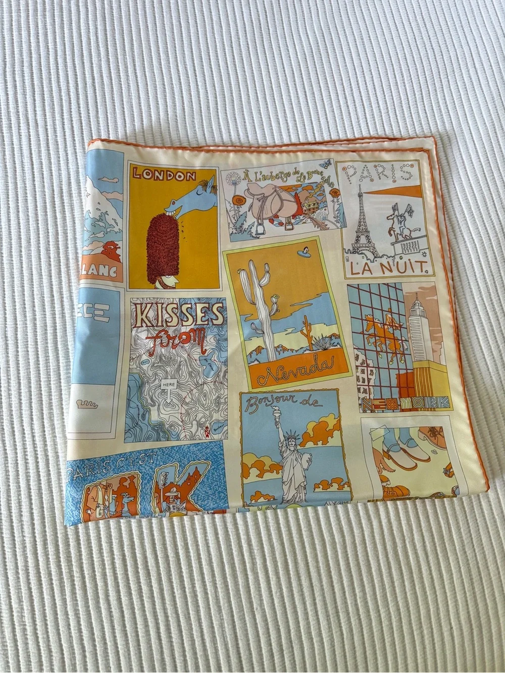 Hermes Est Bien Ici Scarf - 90’ new